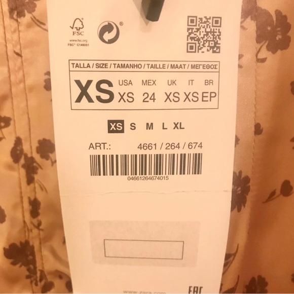 NWT Zara Satin Midi Skirt - Picture 6 of 7